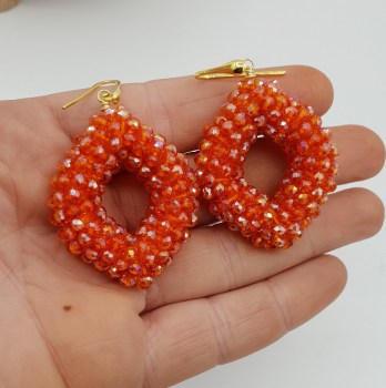 glassberry earrings oorbellen braam lot sprankling oranje _1